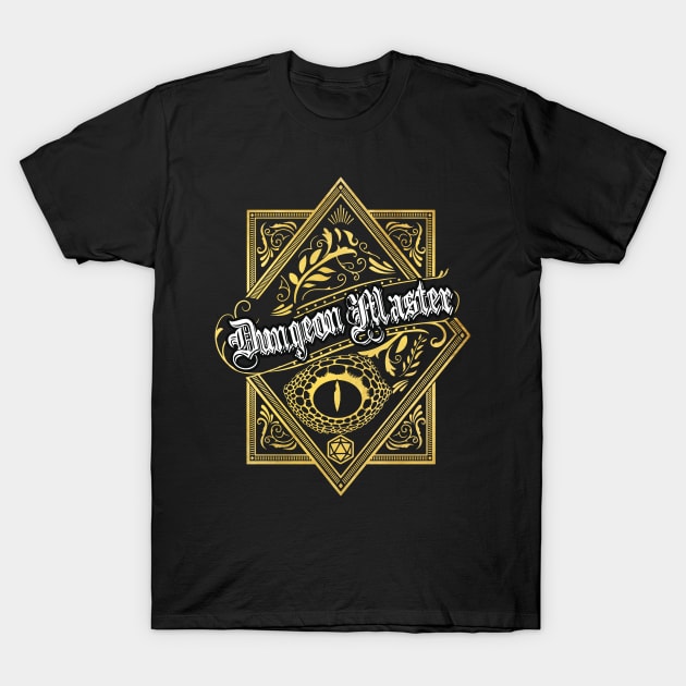 Dungeon Master Symbol Print T-Shirt by DungeonDesigns